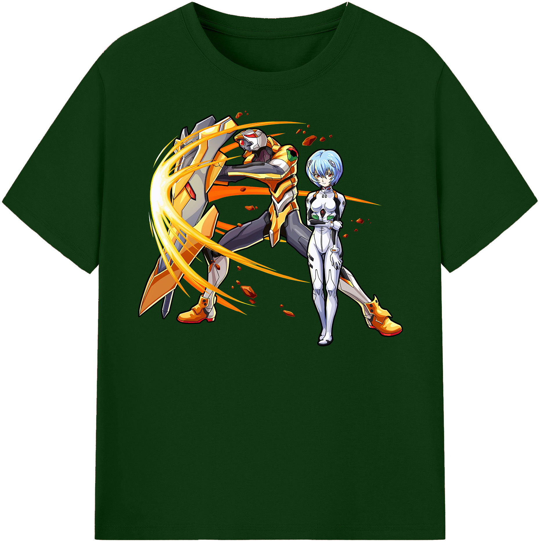 （画像用） EVA 新世紀エヴァンゲリオン 綿100％半袖Tシャツ（フロントプリント）